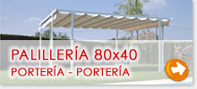 Pergola porteria - porteria 80x40